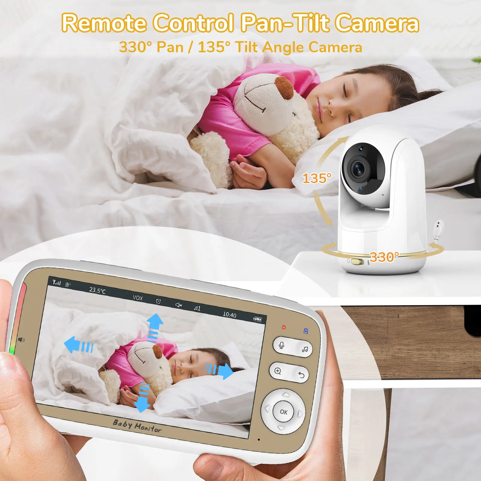 Monitor de bebê VB803 PRO com  - Home Cinema Wireless avaliação e preço