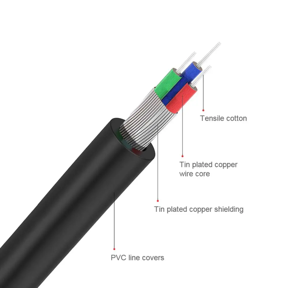 Cabo RCA QGeeM 2RCA para 3.5mm - Home Cinema Tv avaliação e preço