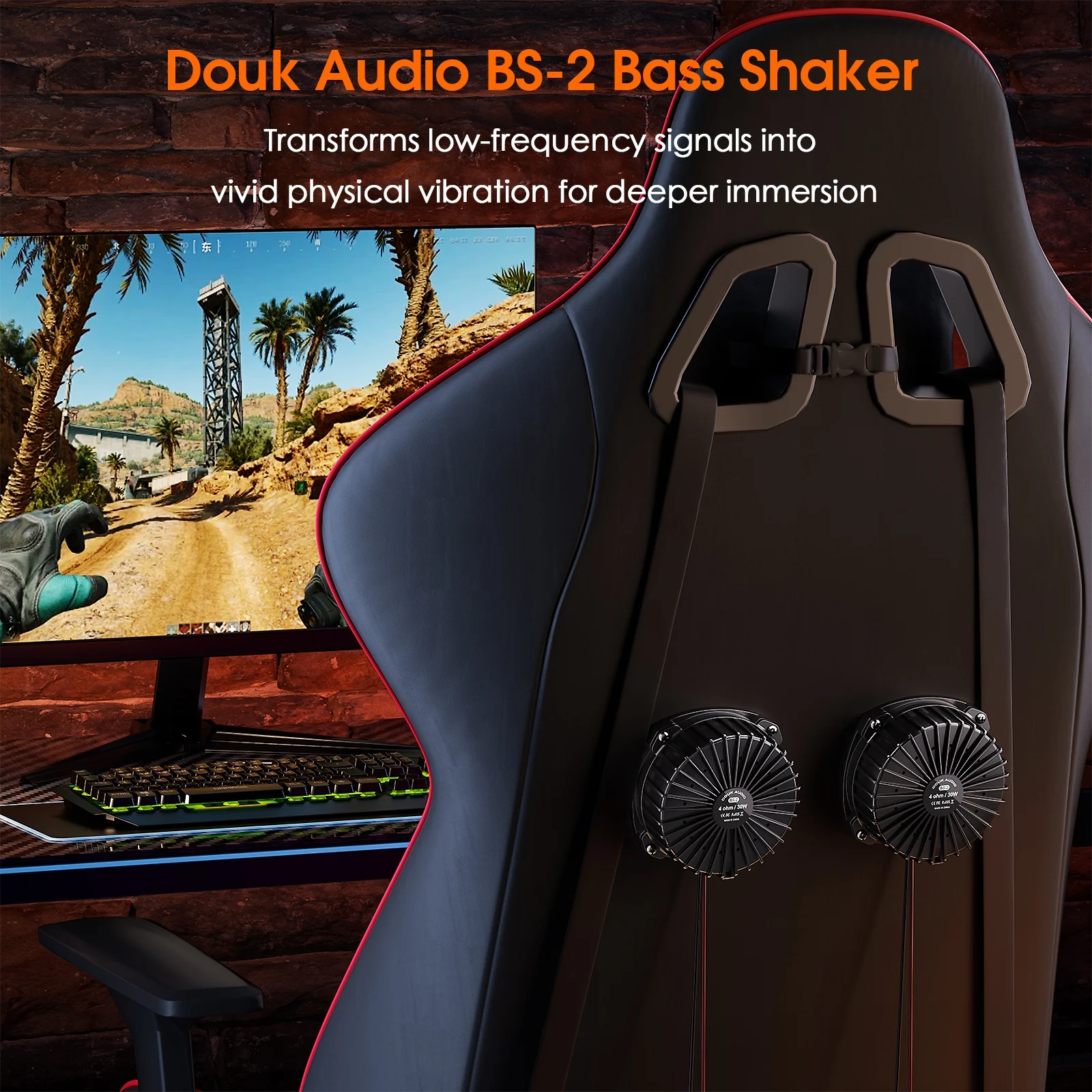 Douk Audio BS-2 30W 4Ω Bass Sh - Home Cinema Chairs avaliação e preço
