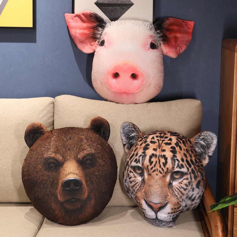 40cm 3d simulação animal cabeç - Home Cinema Chairs avaliação e preço