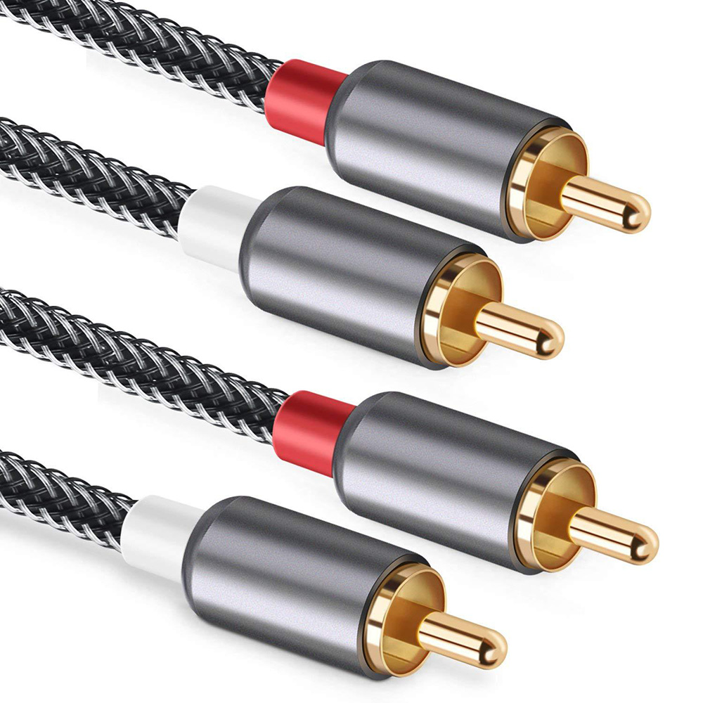 Cabo de áudio RCA dourado para - Home Cinema Tv avaliação e preço