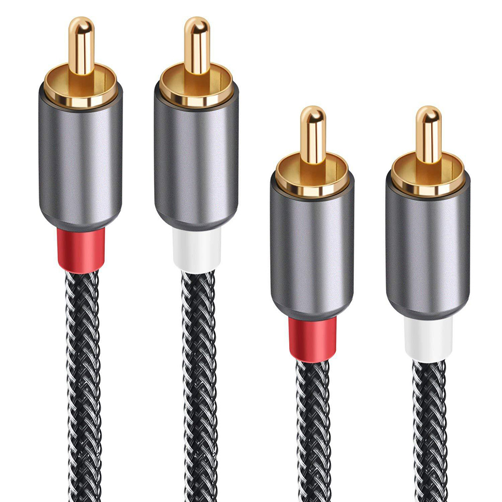 Cabo de áudio RCA dourado para - Home Cinema Tv avaliação e preço